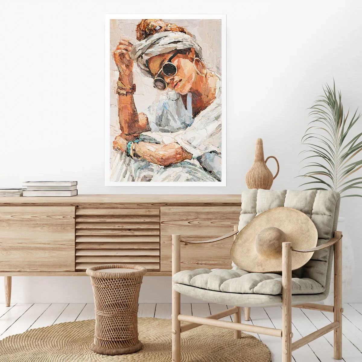 Plakát - Portrét v plném slunci - 50x70 cm
