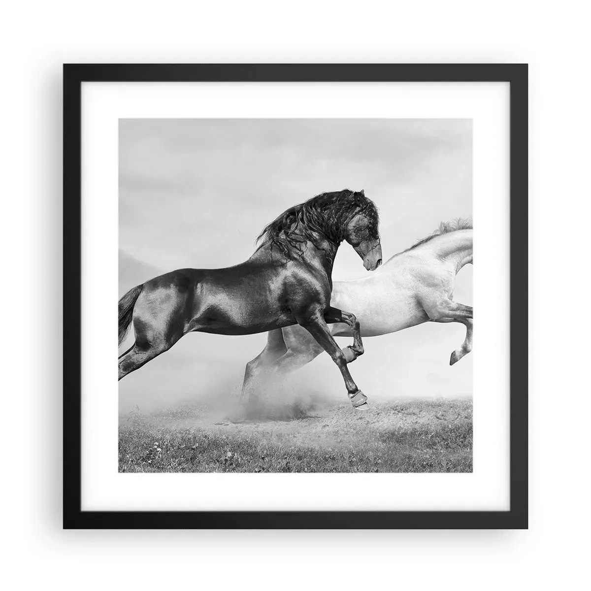 Plakát v černém rámu - Andělé a démoni - 40x40 cm