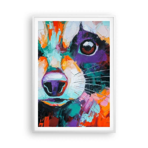 Plakát v bílém rámu - Pouze dobré emoce - 70x100 cm