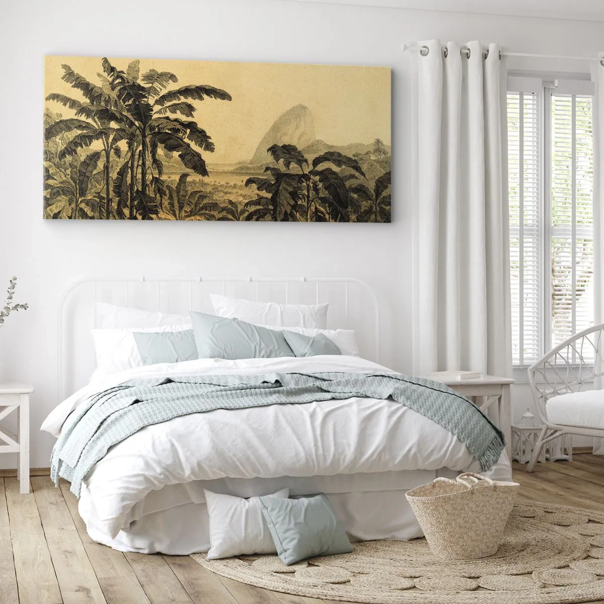 Obraz na plátně - V koloniálním stylu - 160x50 cm