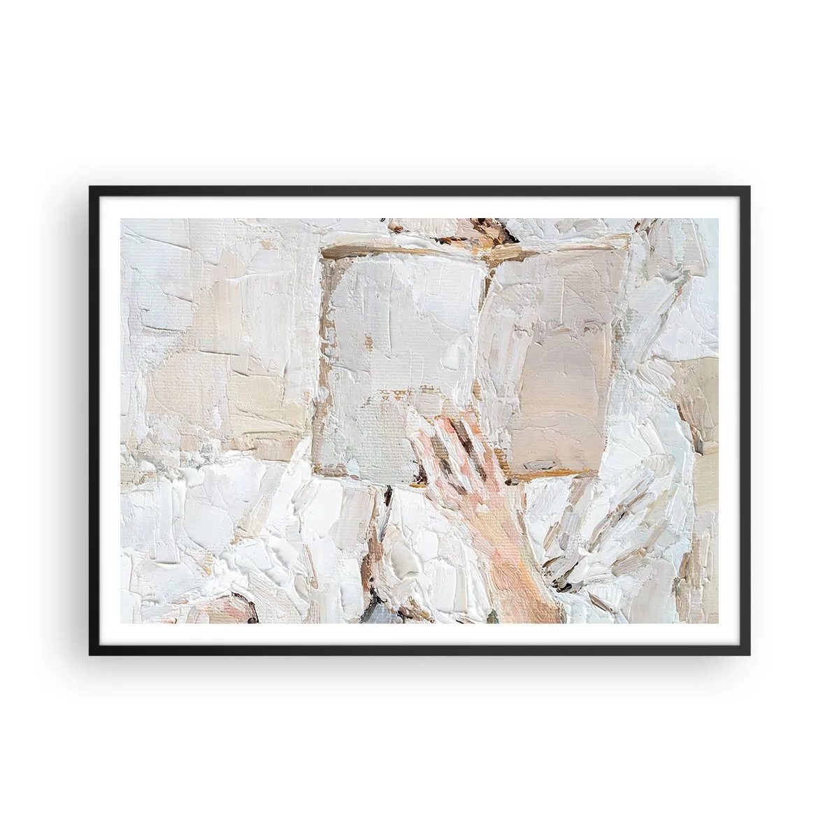 Plakát v černém rámu - V jiném světě - 100x70 cm