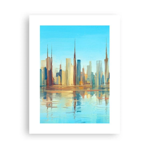 Plakát - Prosluněná metropole - 30x40 cm