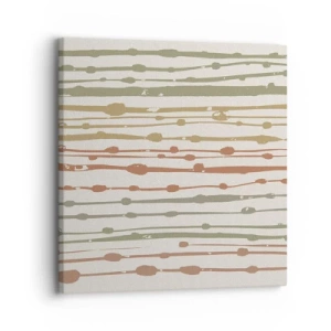 Obraz na plátně - Hudební záznam barev - 30x30 cm