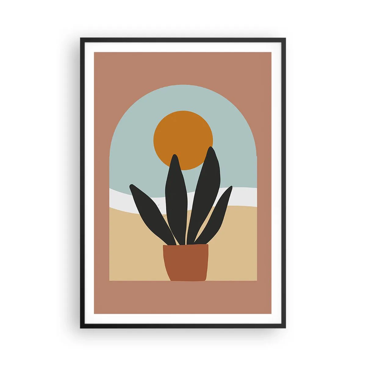 Plakát v černém rámu - Malé radosti - 70x100 cm