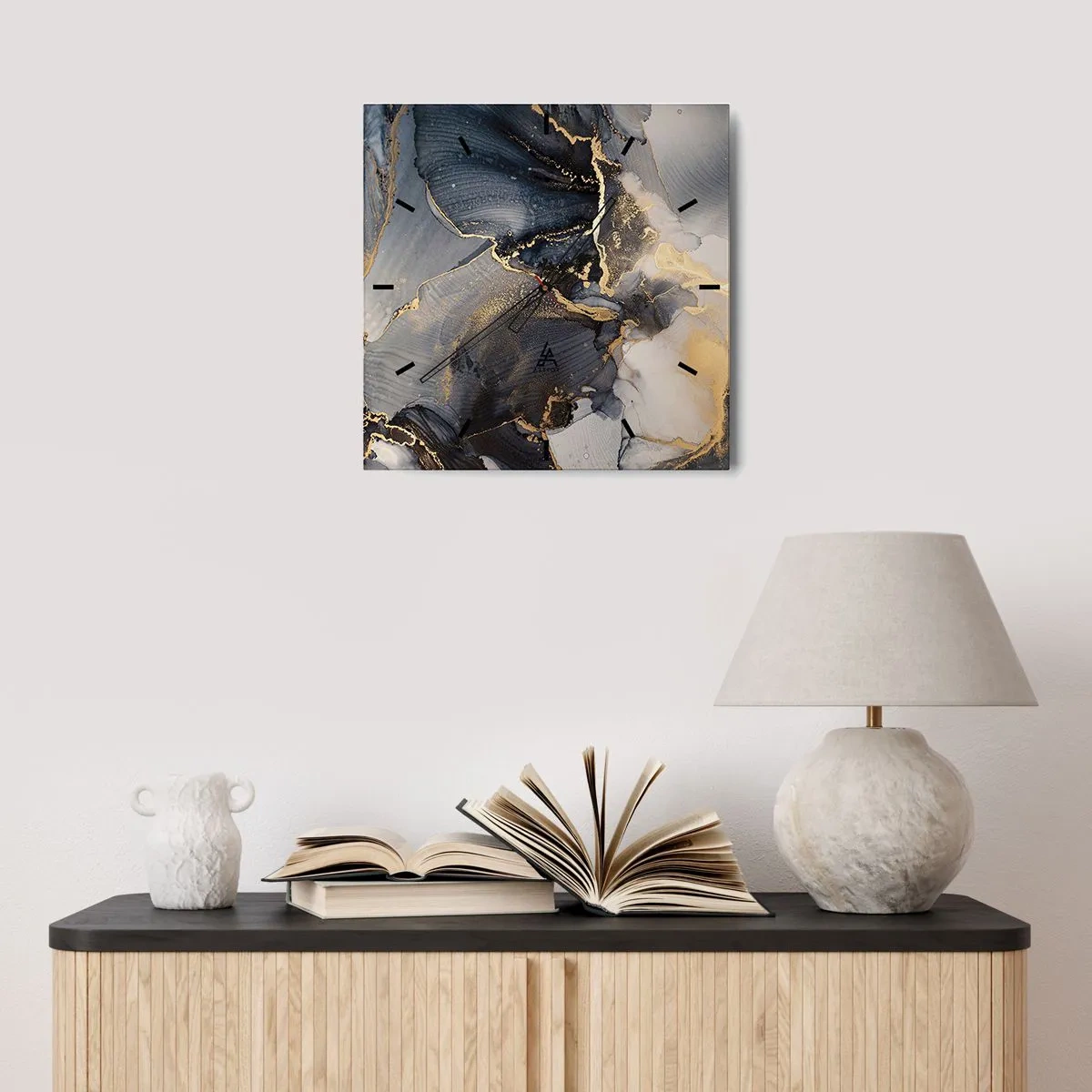 Nástěnné hodiny - Život kamene - 30x30 cm