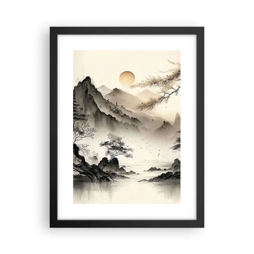 Plakát v černém rámu - Jedinečné kouzlo orientu - 30x40 cm
