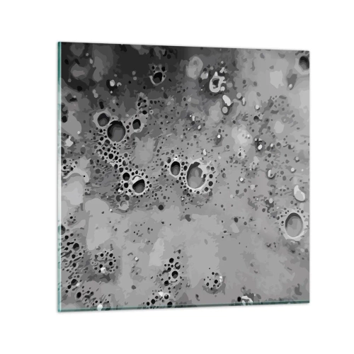 Obraz na skle - Jako měsíční krajina - 60x60 cm