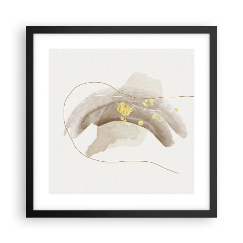 Plakát v černém rámu - Vesmírná bytost - 40x40 cm