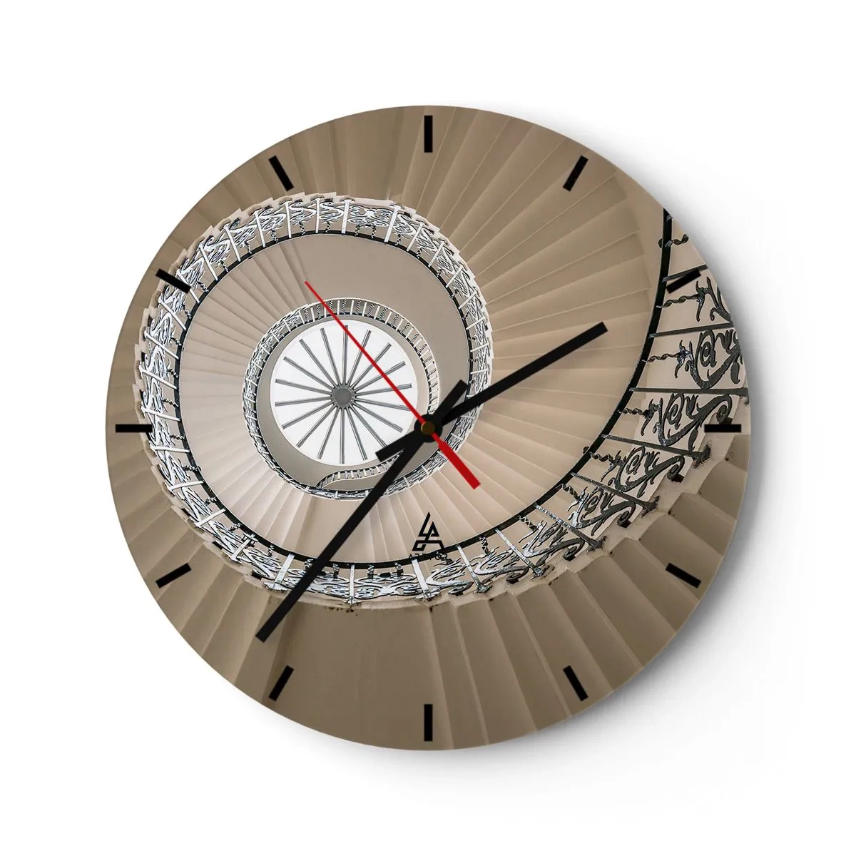 Nástěnné hodiny - Uvnitř mušle - 40x40 cm