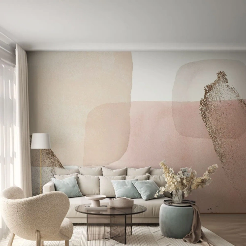 Fototapeta Standard Eco - Pohled skrze barvy - Abstrakce, Kus, Moderní vzor - 350x256 cm