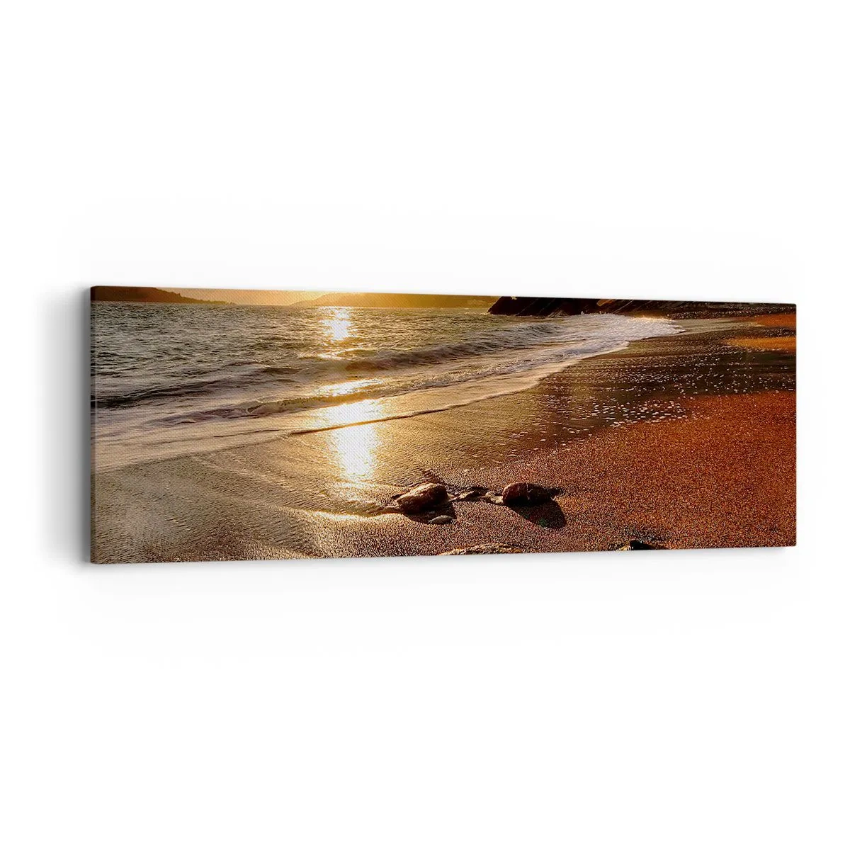 Obraz na plátně - Jdi za sluncem k výšinám - 90x30 cm