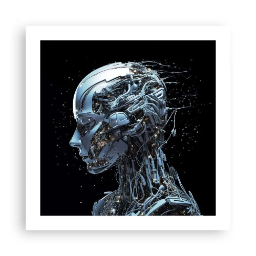 Plakát - Technologie je žena - 50x50 cm