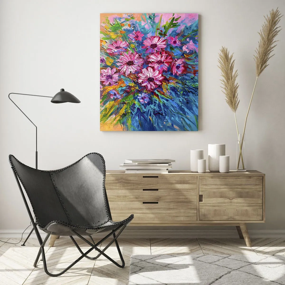 Obraz na skle - Energie života - 50x70 cm