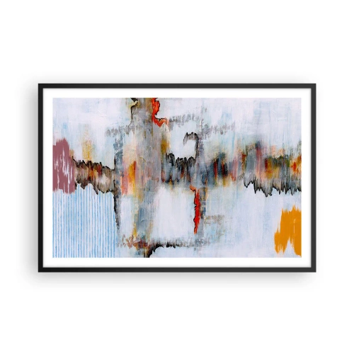 Plakát v černém rámu - Klackem po vodě - 91x61 cm