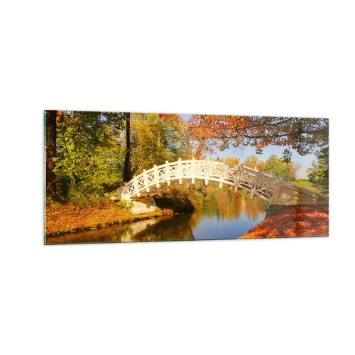 Obraz na skle - Na bílém můstku vzdechů - 100x40 cm