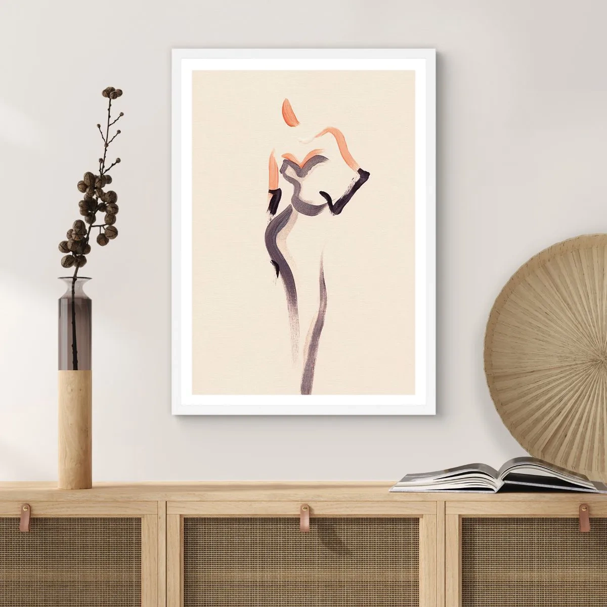 Plakát v bílém rámu - Ze zlatých let Hollywoodu - 61x91 cm