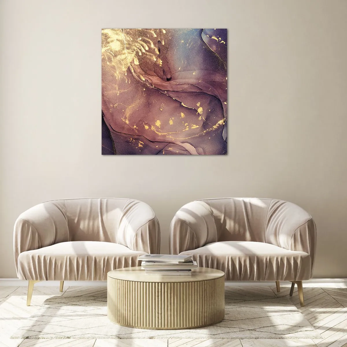 Obraz na skle - Hmota a duch - 60x60 cm