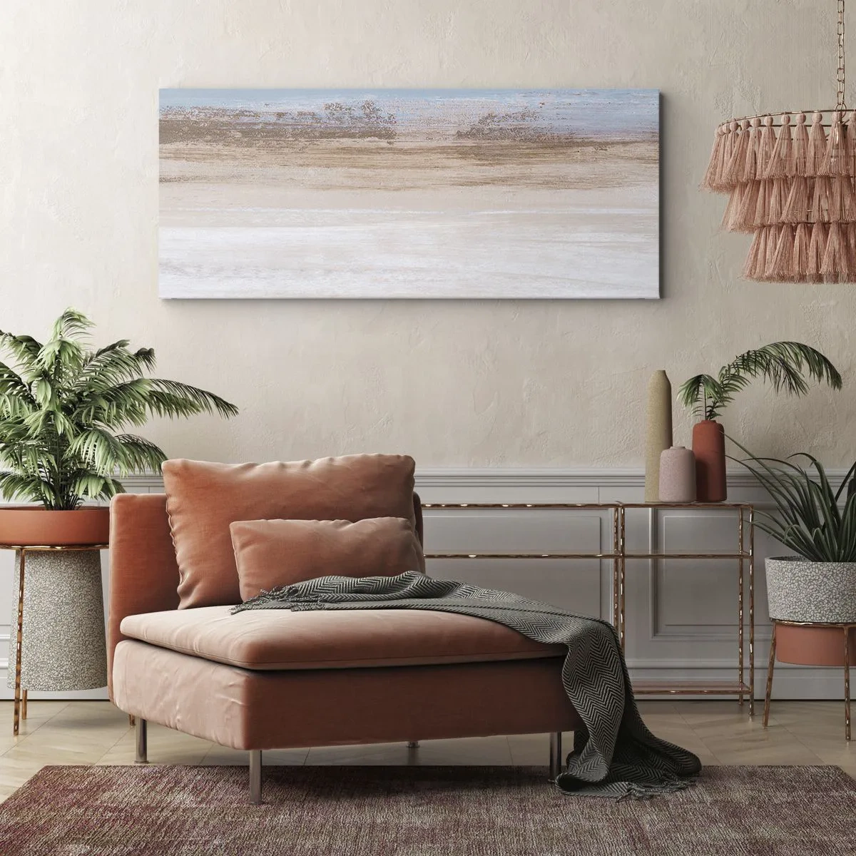 Obraz na plátně - Dvojznačná krajina - 100x40 cm