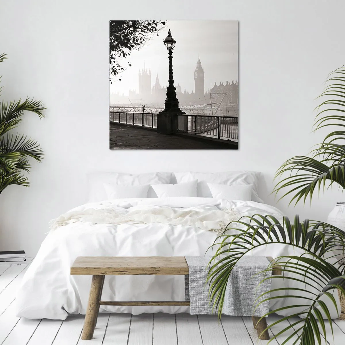 Obraz na plátně - Londýnské ráno - 50x50 cm