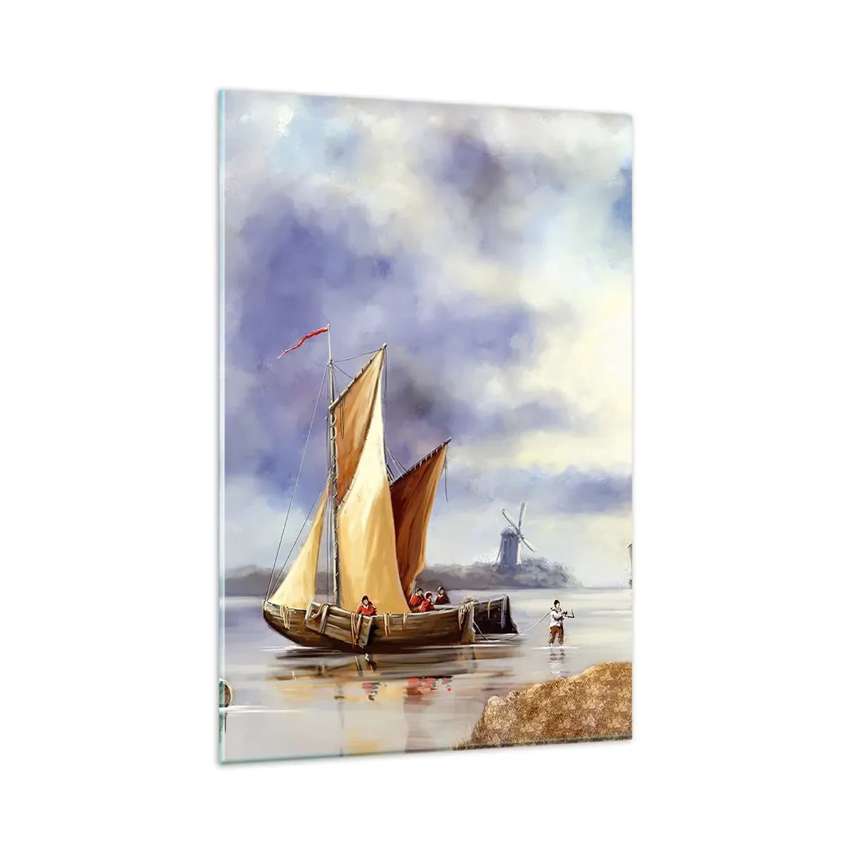 Obraz na skle - Návrat námořníků - 80x120 cm