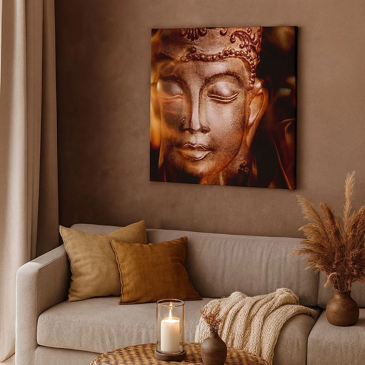 Obraz na plátně - Existuje pouze zde a nyní - 30x30 cm