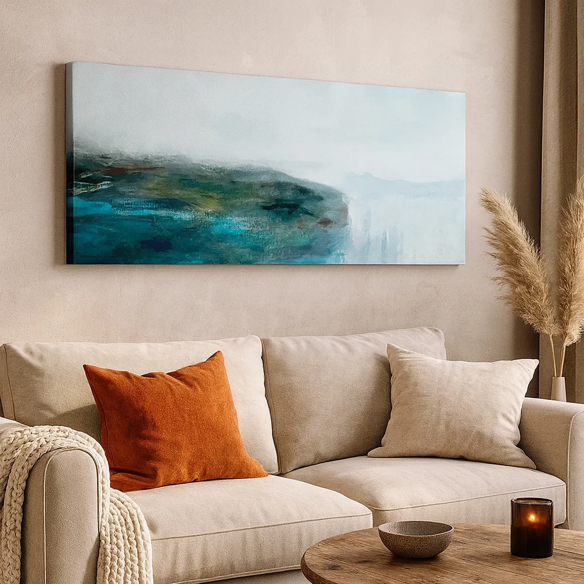 Obraz na plátně - Námořní abstrakce - 30x30 cm