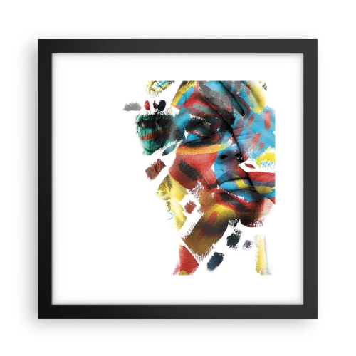 Plakát v černém rámu - Pestrá osobnost - 30x30 cm