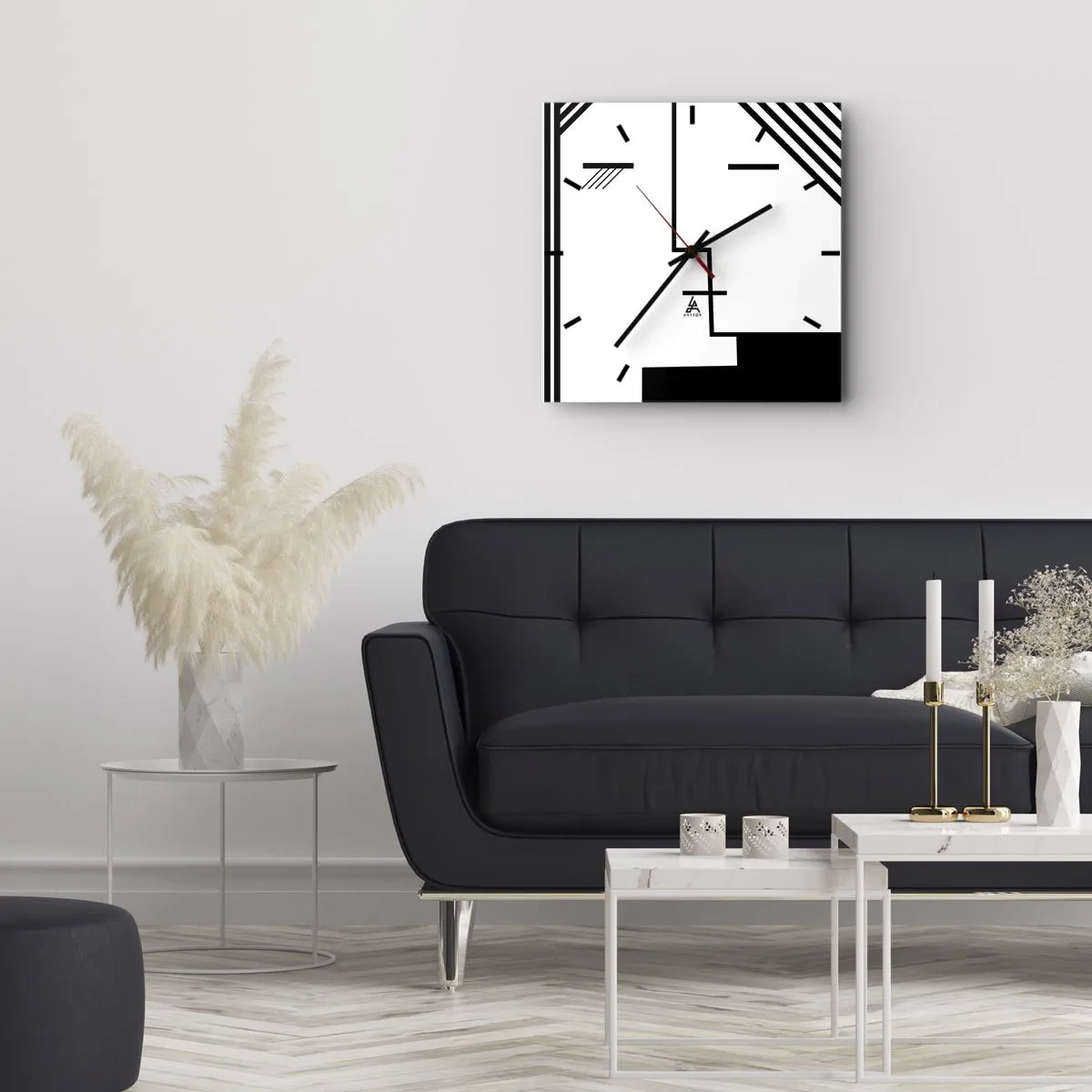 Nástěnné hodiny - Prostě polibek - 30x30 cm