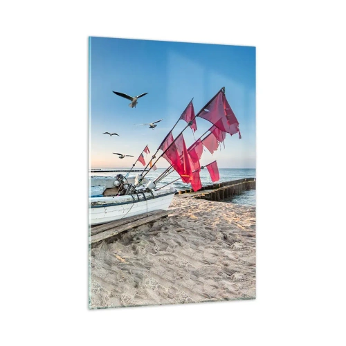 Obraz na skle - Zasloužená přestávka - 80x120 cm