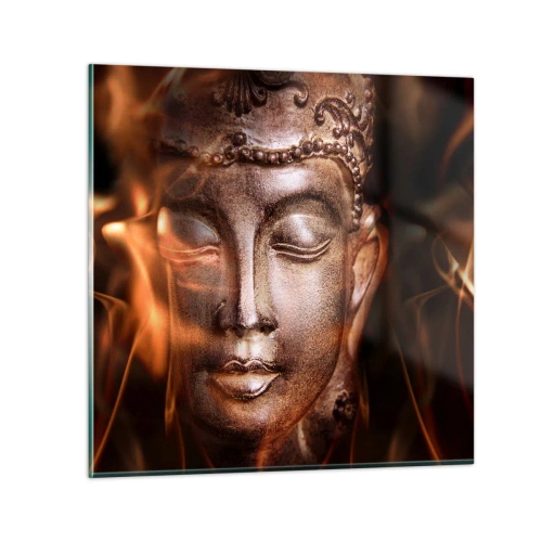 Obraz na skle - Existuje pouze zde a nyní - 30x30 cm