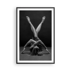 Plakát v černém rámu - Geometrie nahoty - 61x91 cm