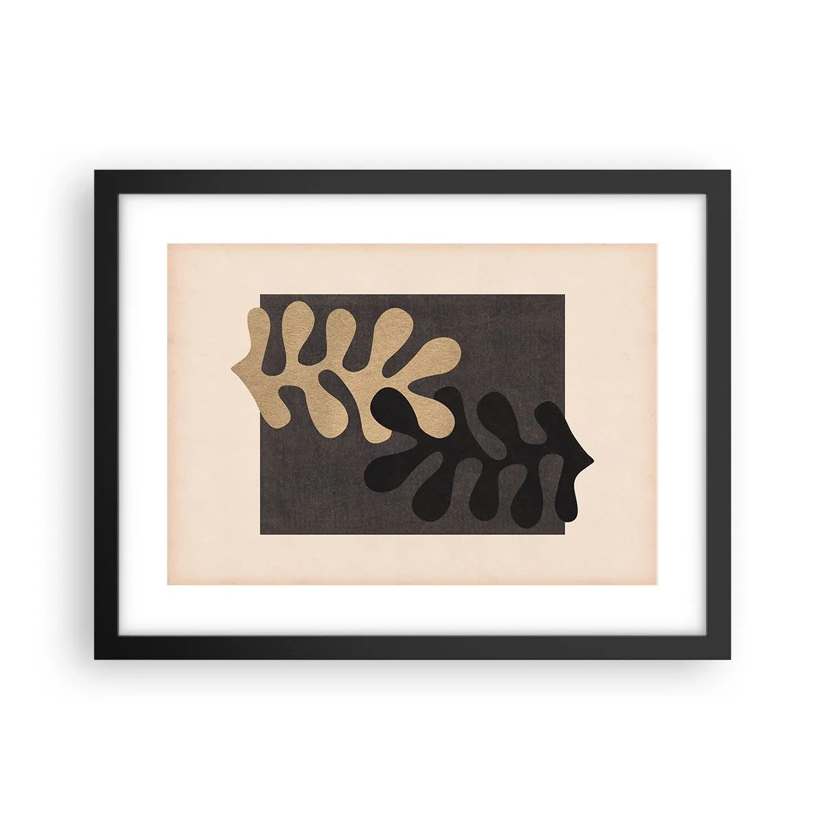 Plakát v černém rámu - Nepřítomnost a doplnění - 40x30 cm