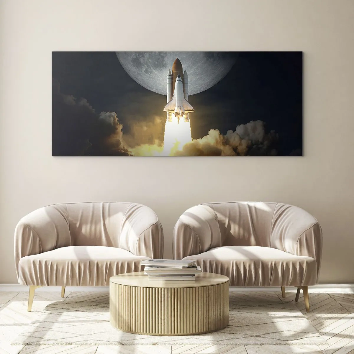 Obraz na skle - Začátek nadpřirozeného dobrodružství - 100x40 cm