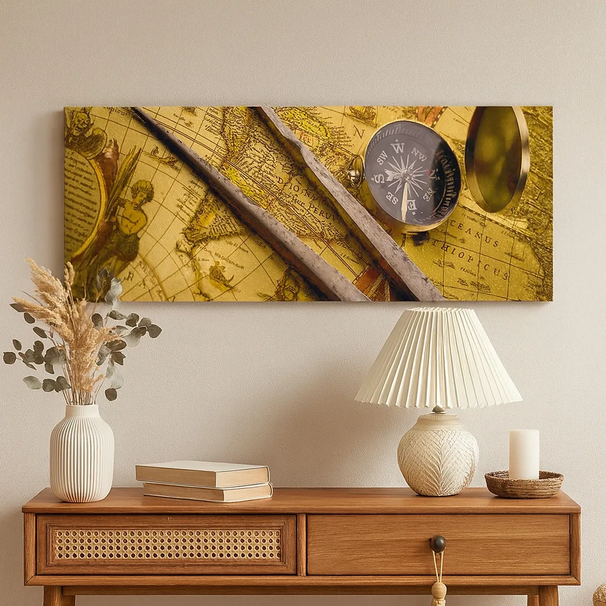 Obraz na plátně - Kde jsou ty poklady? - 30x30 cm