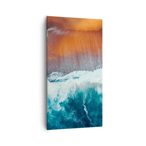 Obraz na plátně - Dotek oceánu - 55x100 cm