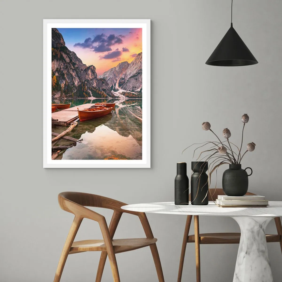 Plakát v bílém rámu - Slib dne - 50x70 cm