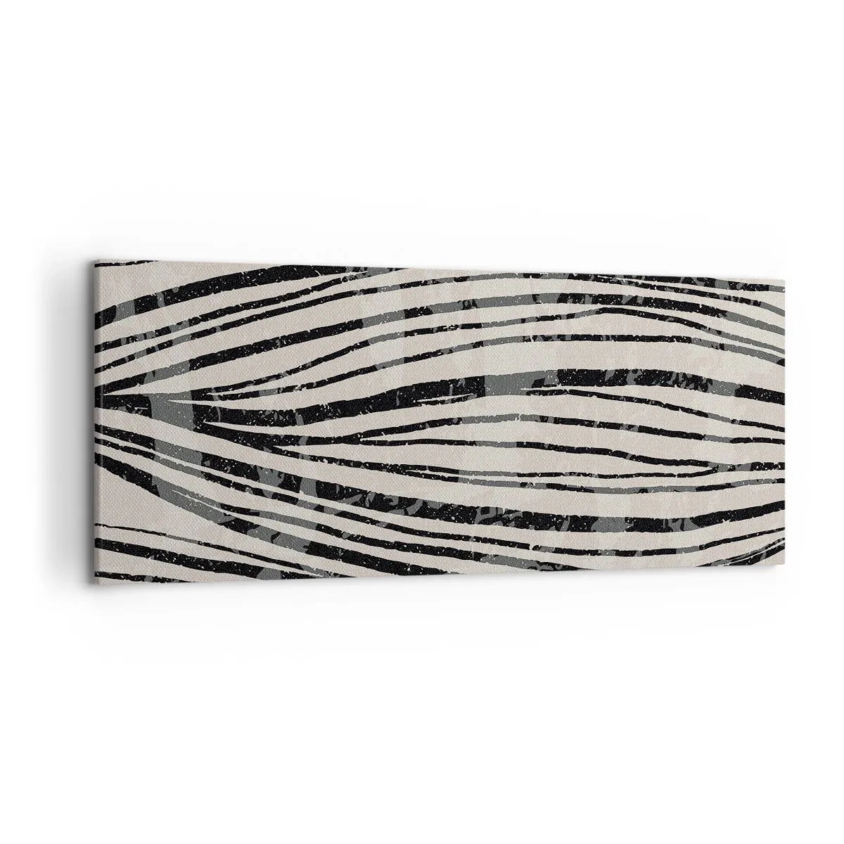 Obraz na plátně - Močál s liniemi - 120x50 cm