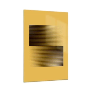 Obraz na skle - Čtverec protikladů - 70x100 cm