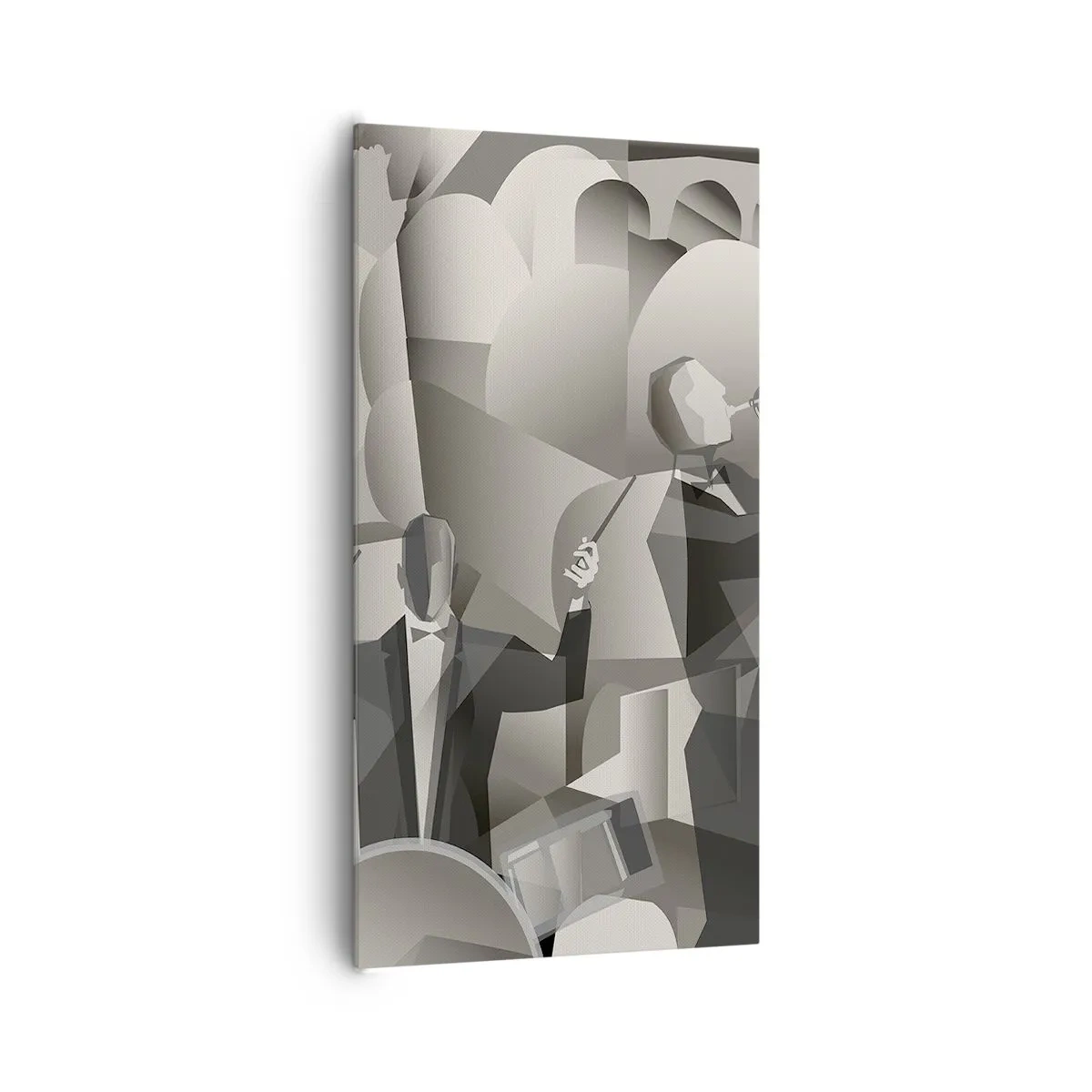 Obraz na plátně - V prostoru zvuků - 65x120 cm