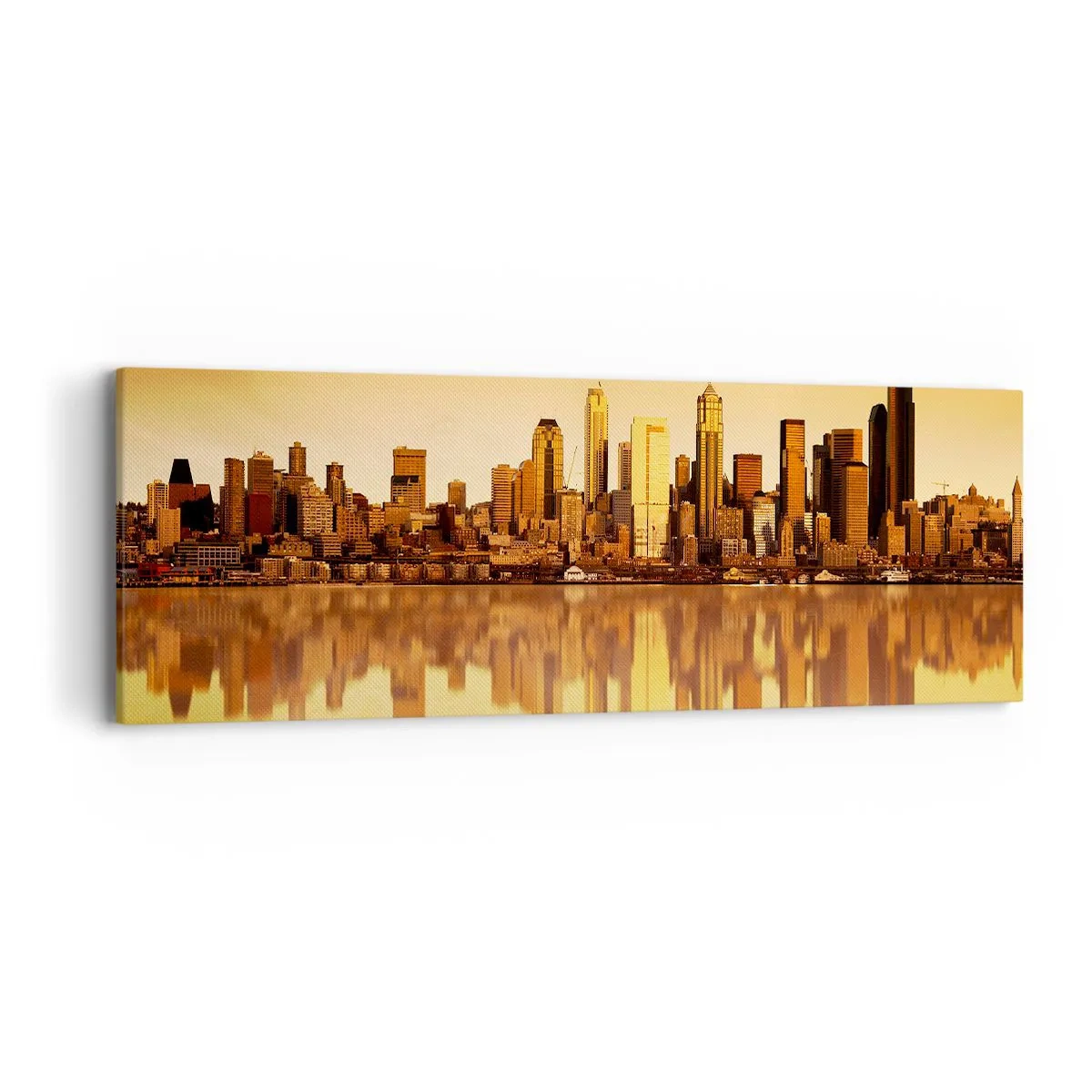 Obraz na plátně - Ticho metropole - 90x30 cm