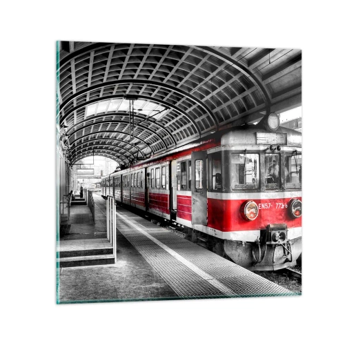 Obraz na skle - Možná je to životní cesta? - 50x50 cm