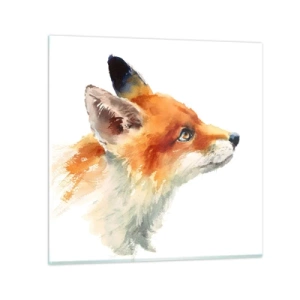 Obraz na skle - Opatrnosti není nikdy dost - 50x50 cm