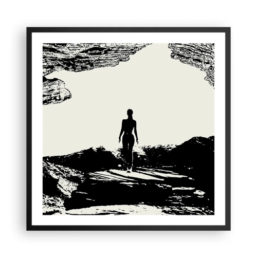 Plakát v černém rámu - Nový pohled - 60x60 cm