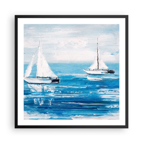 Plakát v černém rámu - S přítelem po boku - 60x60 cm