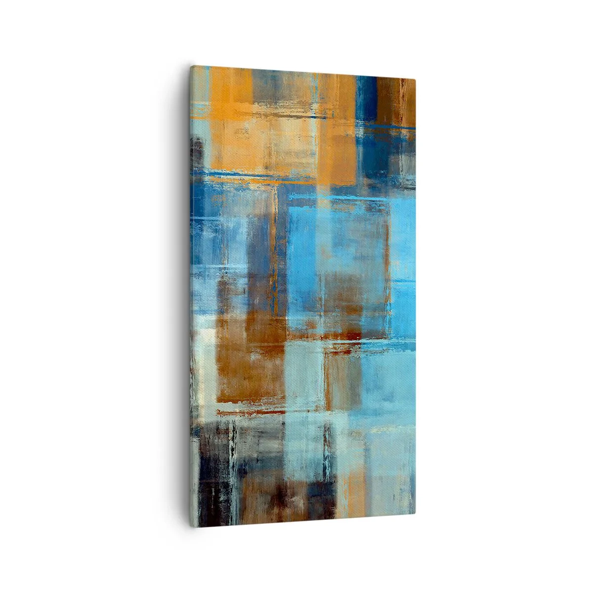 Obraz na plátně - Přes modrý závoj - 55x100 cm