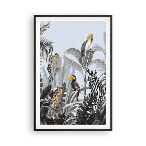 Plakát v černém rámu - Africká pohádka - 61x91 cm