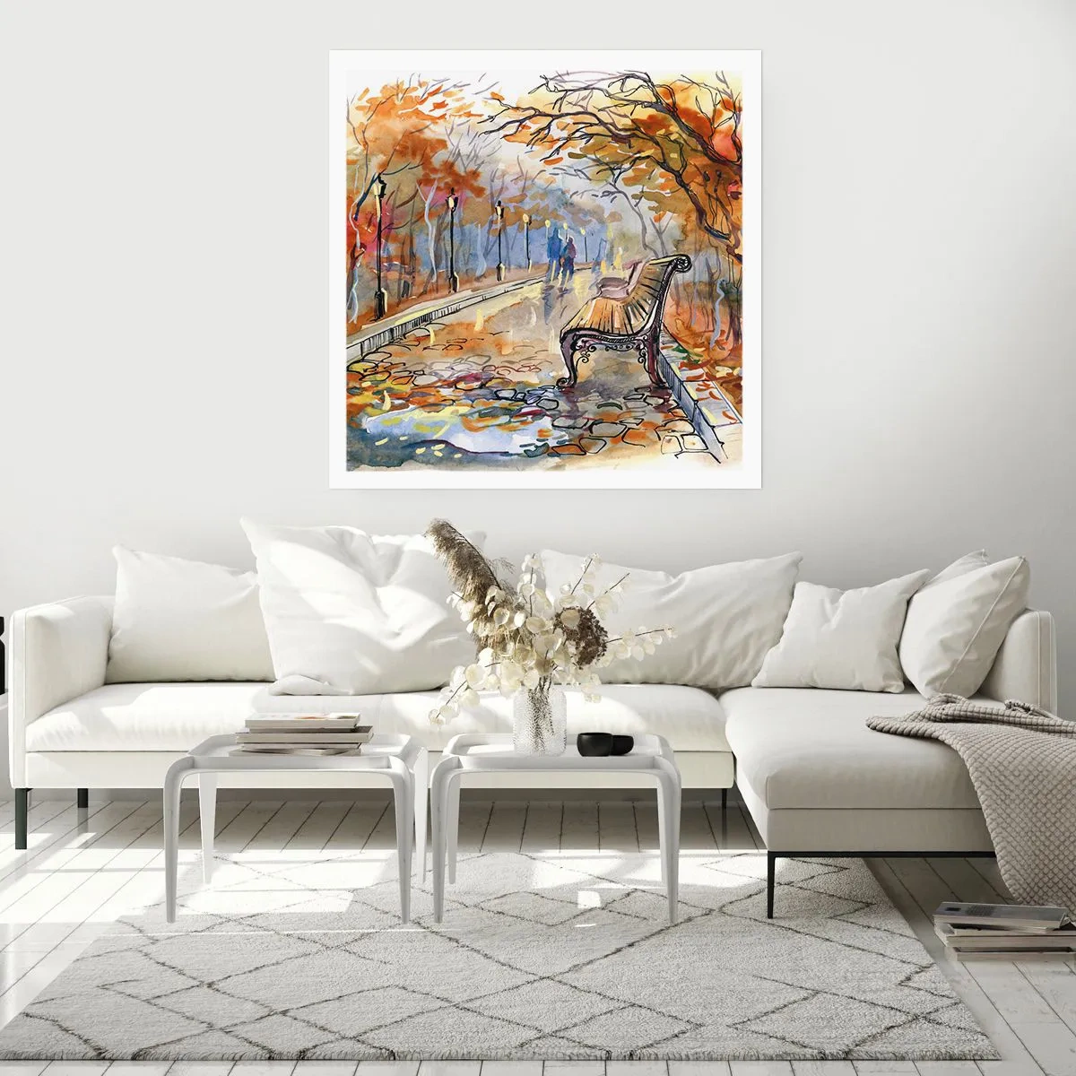 Plakát - Společně putovat podzimem - 60x60 cm