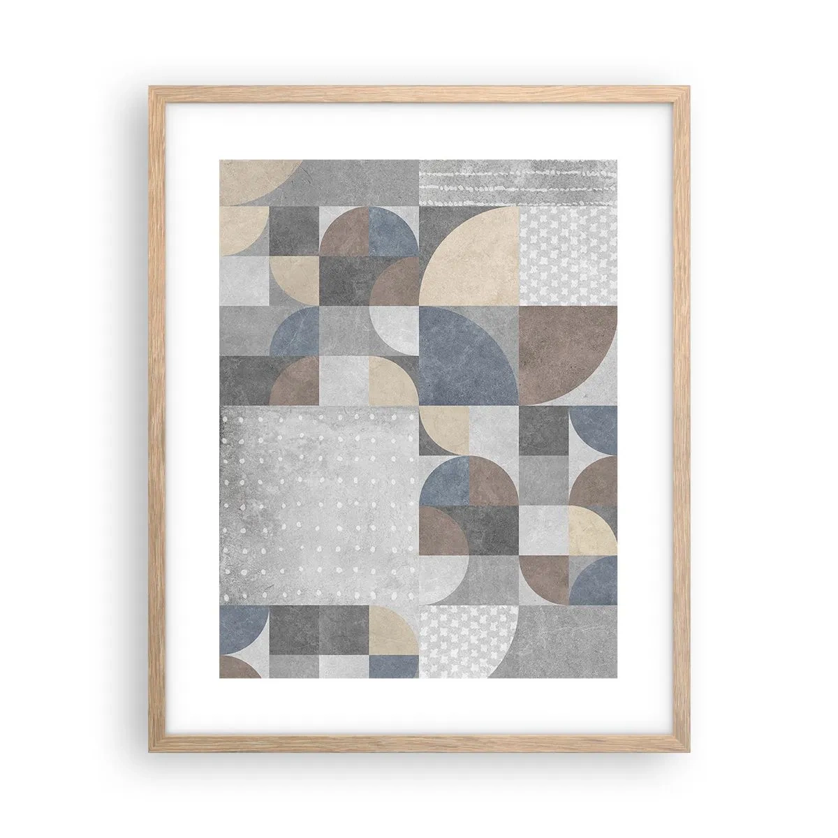 Plakát v rámu světlý dub - Keramická fantazie - 40x50 cm