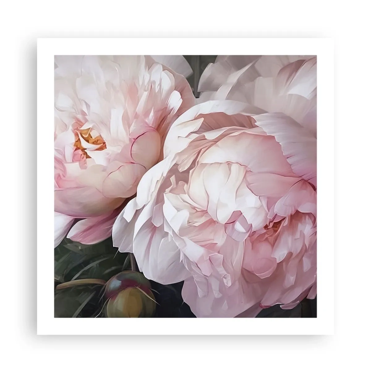 Plakát - Uchytnuté v rozkvětu - 60x60 cm