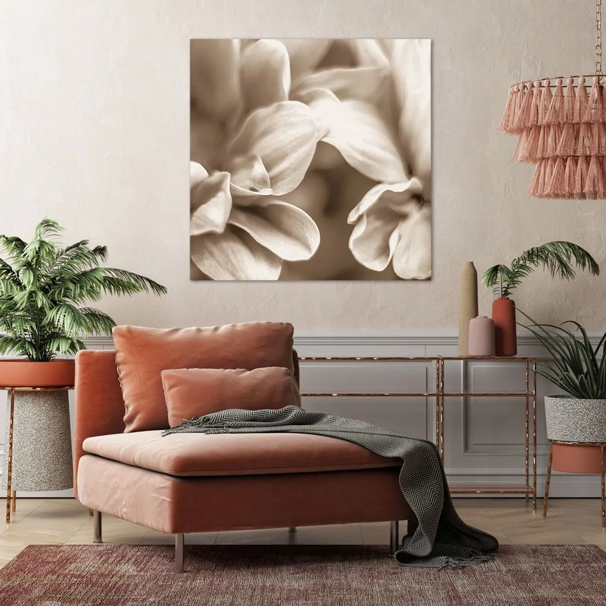 Obraz na plátně - Něžné jako úsměv - 50x50 cm